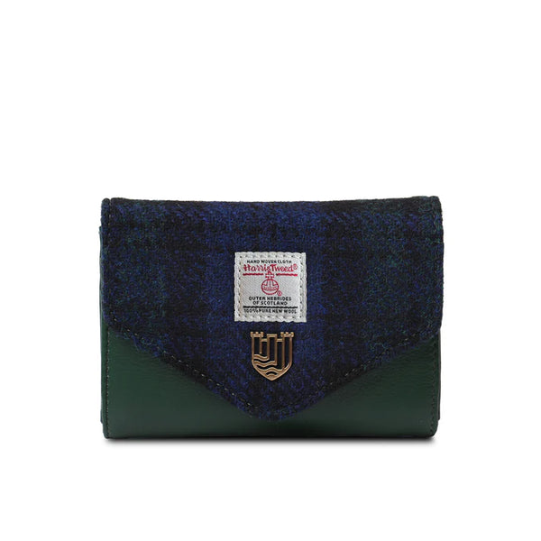 Islander Harris Tweed Small Clasp Clutch Purse 'Black Watch Tartan'