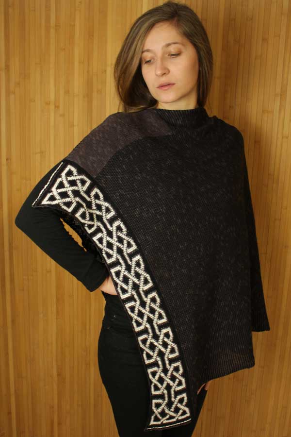 Bill Baber Ballater Shawl- Charcoal