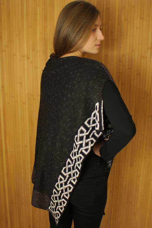 Bill Baber Ballater Shawl- Charcoal