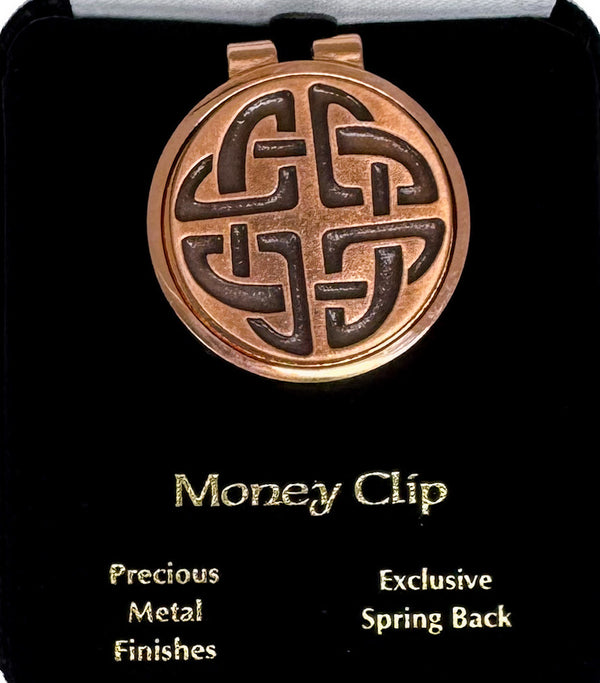 Copper Celtic Knot Money Clip