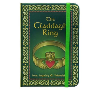 Irish Claddagh Foil Notebook