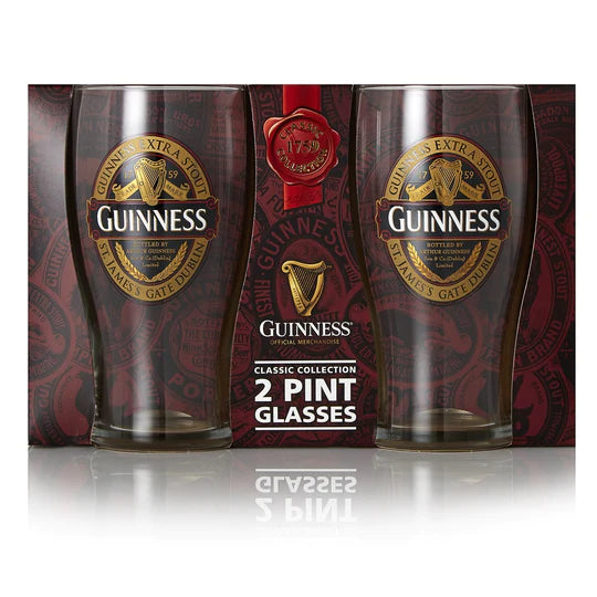 Guinness Classic Collection Pint Glass Set