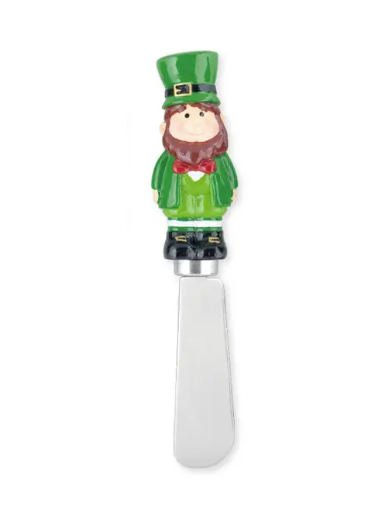 Luck of the Irish Resin Polyresin Cheese Spreader - Leprechaun