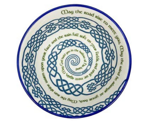 Irish Blessing Spiral Bowl (14cm)