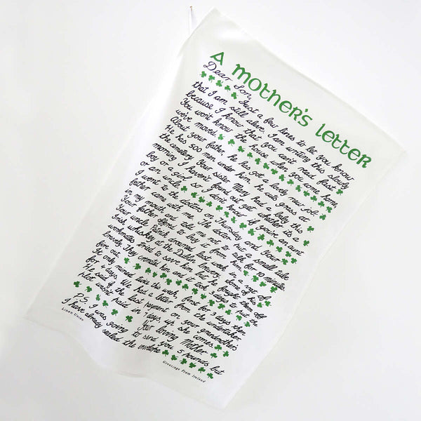 Samuel Lamont Irish Mother's Letter Tea Towel