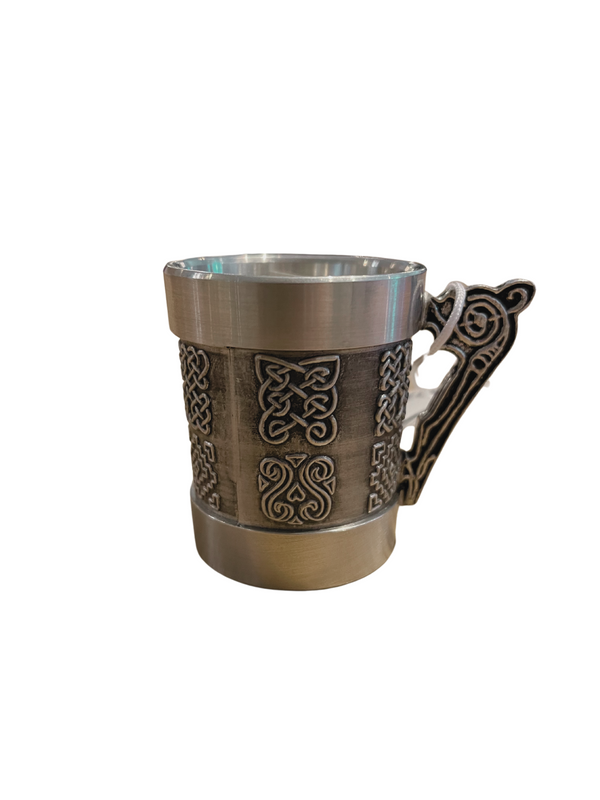 Mullingar Pewter Celtic Knot Whiskey Measure 1oz