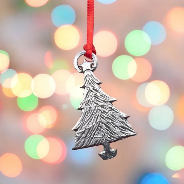 Classic Christmas Decoration in Pewter - Tree