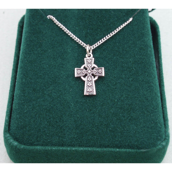 Sterling Silver Celtic Cross Medal- Small