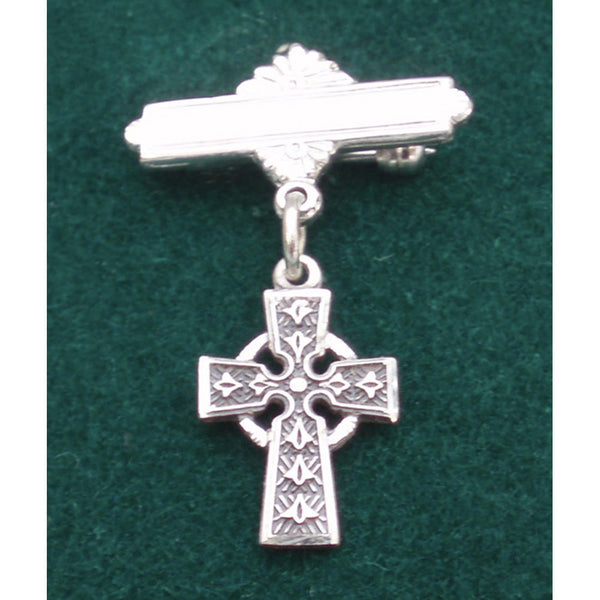 Sterling Silver Celtic Cross Pin- Small