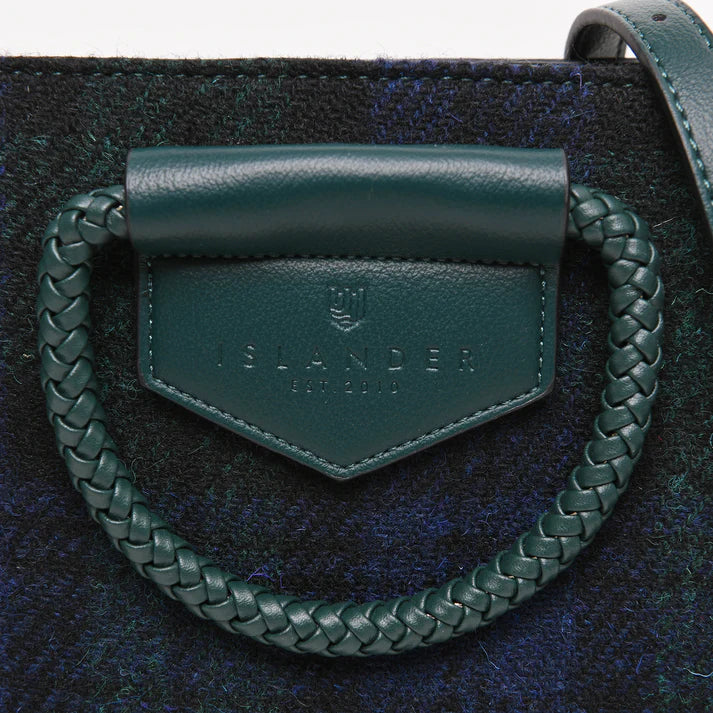 Islander Harris Tweed Arran Tote 'Chestnut Tartan'