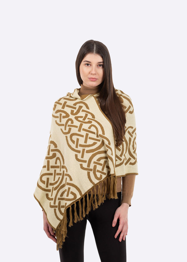 Traditional Celtic Knotwork Cotton Shawl