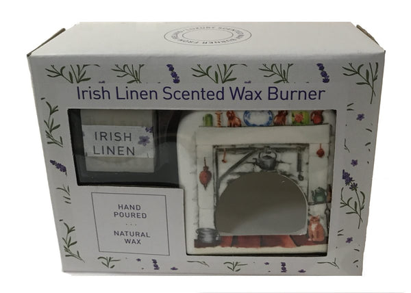 Irish Linen Scented Wax Burner