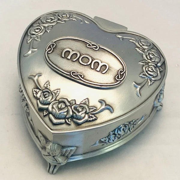 Heart Shaped Jewellery Box Mom - Medium