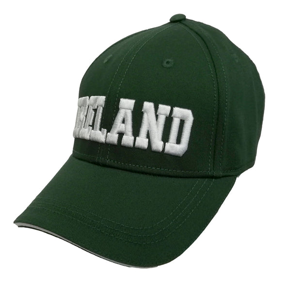 Bottle Green Classic 3D Ireland Baseball Cap