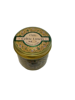 Celtic Linen Candle