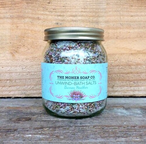 Moher Soap Company Unwind Burren Heather Bath Salts